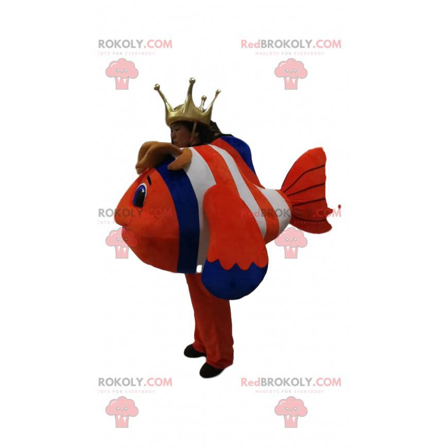 Mascotte de poisson clown. Costume de poisson clown -