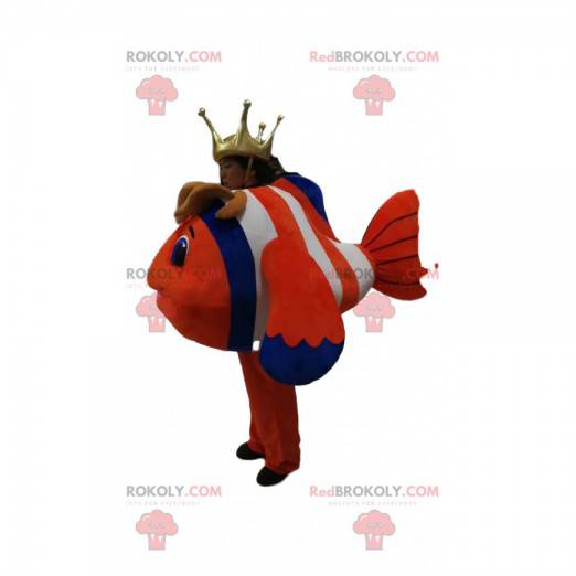 Clown vis mascotte. Clown vis kostuum - Redbrokoly.com