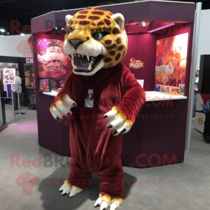 Maroon sabeltand tiger...