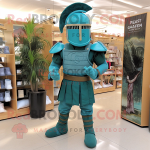 Blågrøn Spartan Soldier...