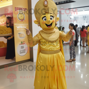 Gouden Biryani mascotte...