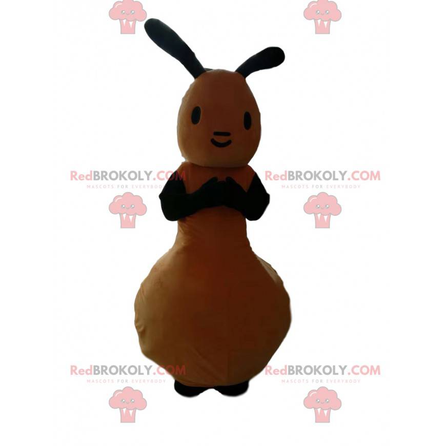 Mascote coelho amarelo fofo - Redbrokoly.com