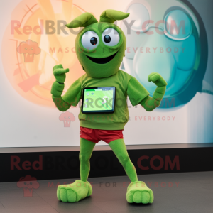 Personagem de mascote Green...