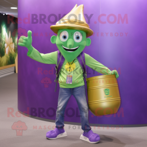 Lavender Pot Of Gold maskot...