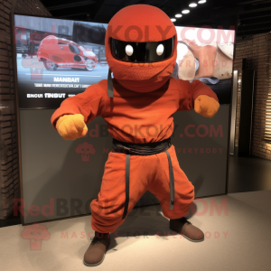 Rust Ninja mascotte kostuum...