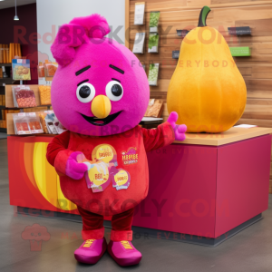 Magenta Mango mascotte...