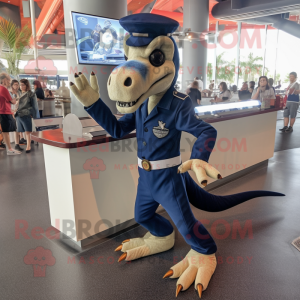 Navy Velociraptor mascotte...