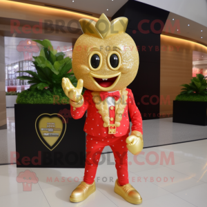 Gold Strawberry maskot...