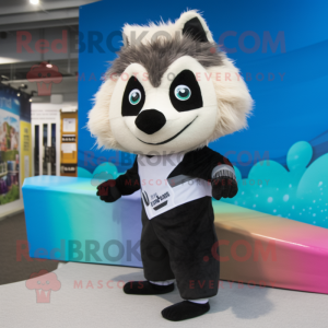 Tan Skunk maskot kostume...