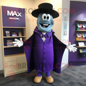 nan Moussaka mascot costume character dressed with a Suit Jacket and Shawls
