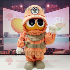 Peach Commando maskot...