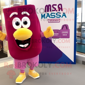 Magenta lasagne maskot...