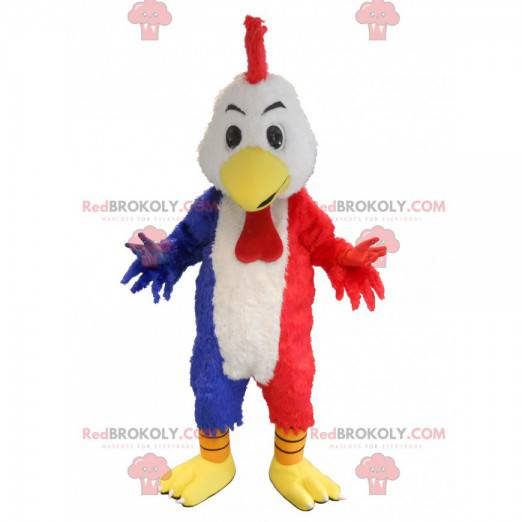 Giant rooster mascot in the colors of France - Redbrokoly.com