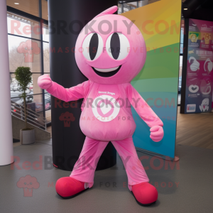 Pink Alliance maskot drakt...
