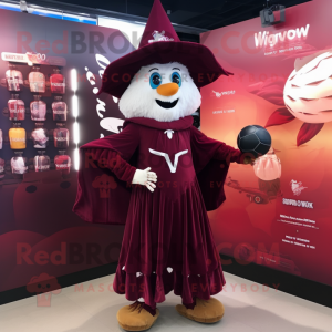 Maroon Witch maskot drakt...