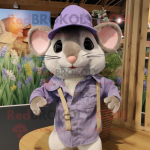 Lavendel Dormouse maskot...