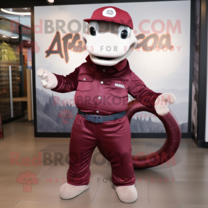 Maroon Anaconda maskot...