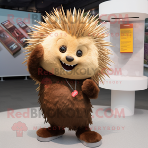 Brown Porcupine mascotte...