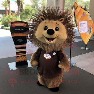 Brown Porcupine mascotte...