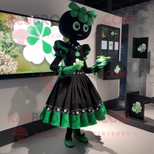 Personagem de mascote Black...