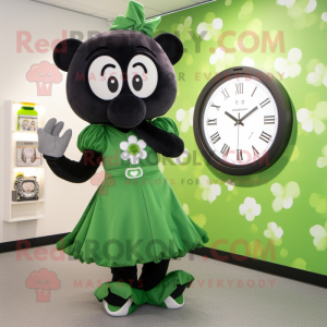 Black Four Leaf Clover...