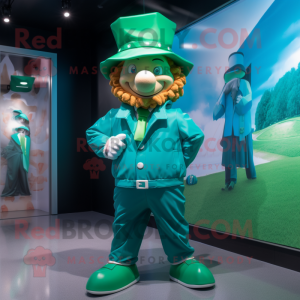 Cyanfarbener Leprechaun-Hut...