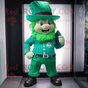 Cyanfarbener Leprechaun-Hut...