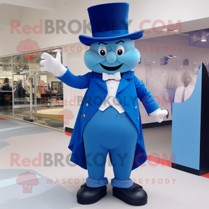 Blue Ring Master maskot...