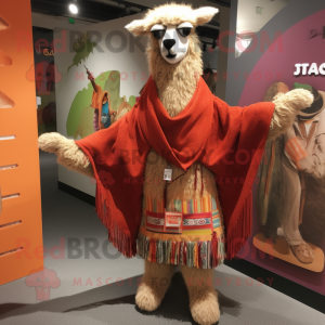 Rust Llama mascotte kostuum...