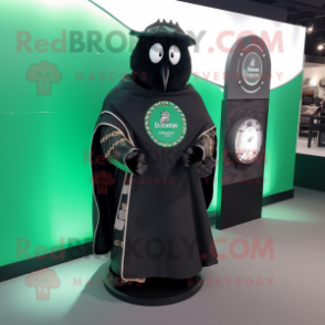 Black Celtic Shield mascot costume character dressed with a Cover-up and Clutch bags