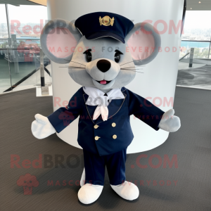 Navy Mouse mascotte kostuum...