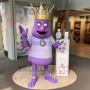 Lavendel King maskot drakt...