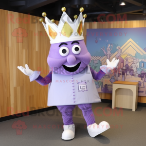 Lavendel King maskot drakt...