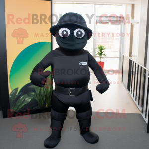 Black Superhero mascotte...