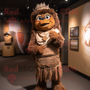 Brown-Chief Maskottchen...