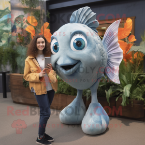 Gray Goldfish mascotte...