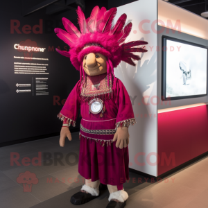 Magenta Chief mascotte...