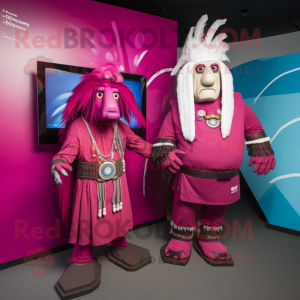 Magenta Chief mascotte...