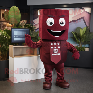 Maroon tv maskot kostume...