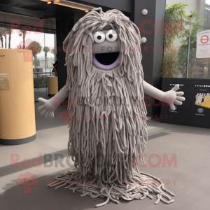 Grijze spaghetti mascotte...