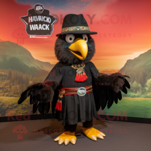 Black Hawk maskot drakt...