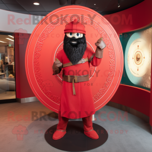 Red Celtic Shield maskot...