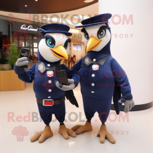 Navy Woodpecker maskot...