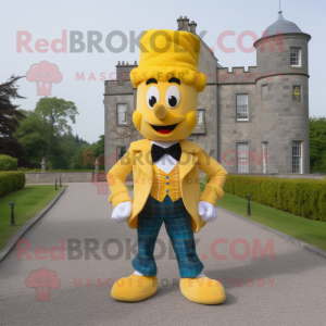 Yellow Irish Castle maskot...
