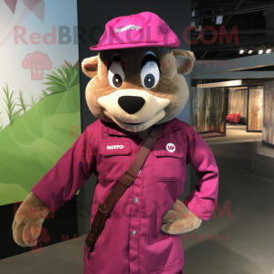 Magenta Sniper maskot...