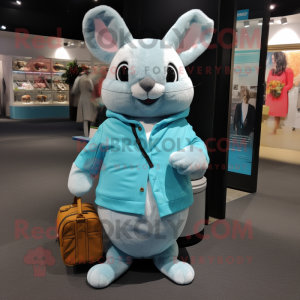 Cyan Chinchilla mascotte...