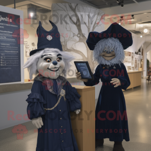 Navy Witch maskot kostume...