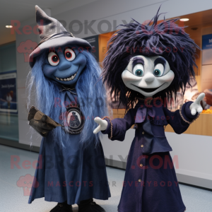 Navy Witch mascotte kostuum...