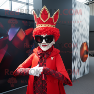 Red Queen mascotte kostuum...