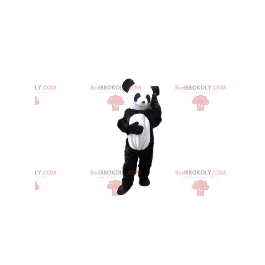 Veldig smilende panda maskot. Panda kostyme. - Redbrokoly.com